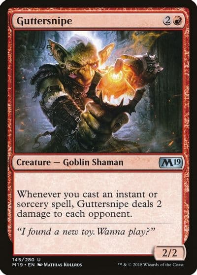 Guttersnipe Core Set 2019 Magic card