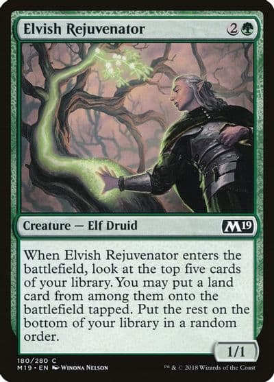 Elvish Rejuvenator Core Set 2019 Magic card