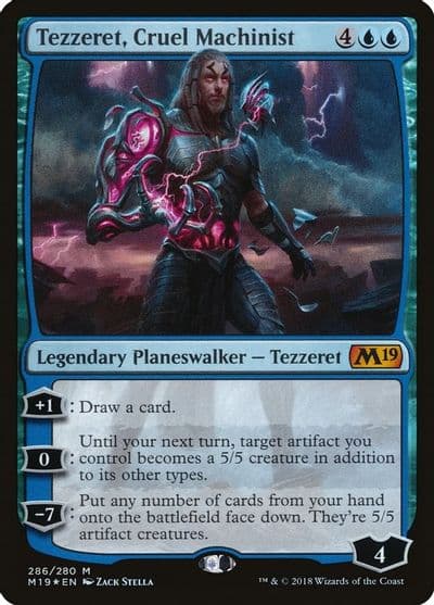 Tezzeret Cruel Machinist Core Set 2019 Magic card