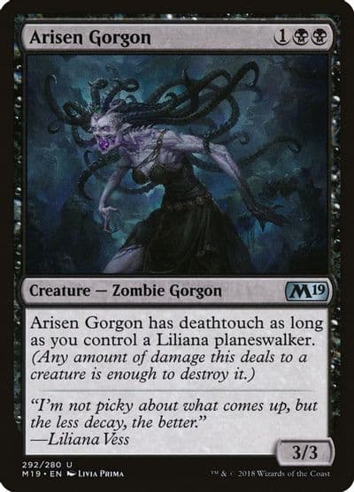 Arisen Gorgon Core Set 2019 Magic card