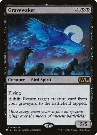 Gravewaker Core Set 2019 Magic card