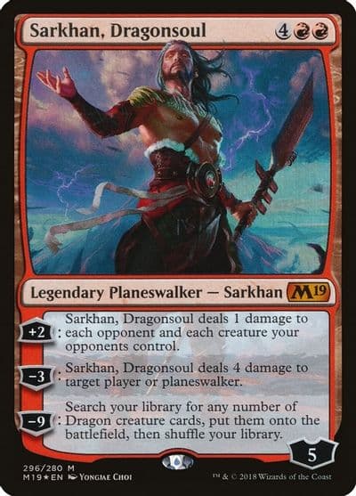 Sarkhan Dragonsoul Core Set 2019 Magic card