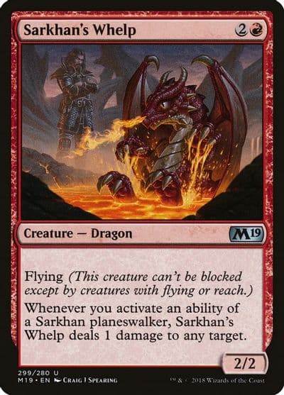 Sarkhans Whelp Core Set 2019 Magic card