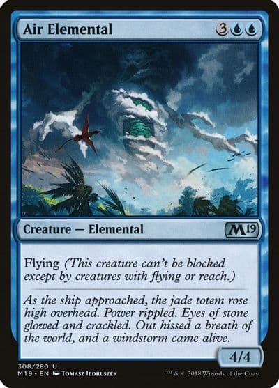 Air Elemental Core Set 2019 Magic card