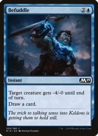 Befuddle Core Set 2019 Magic card
