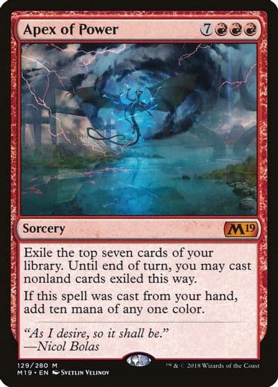 Apex of Power Core Set 2019 Magic card