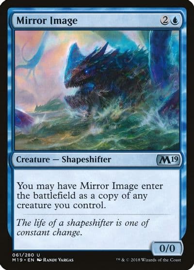 Mirror Image Core Set 2019 Magic card