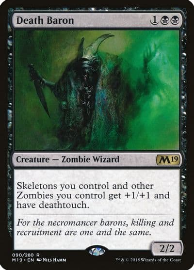 Death Baron Core Set 2019 Magic card