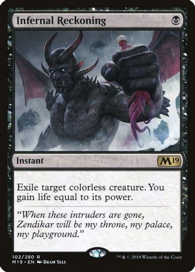 Infernal Reckoning Core Set 2019 Magic card