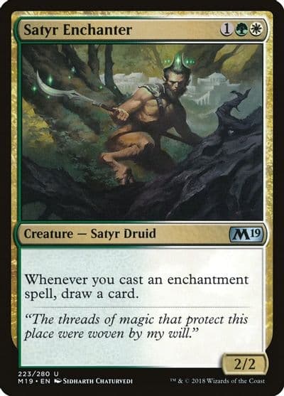 Satyr Enchanter Core Set 2019 Magic card