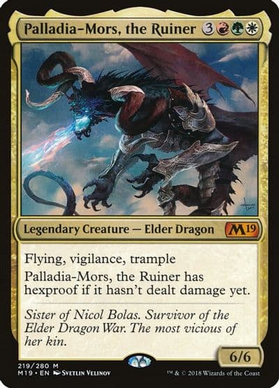 Palladia Mors the Ruiner Core Set 2019 Magic card