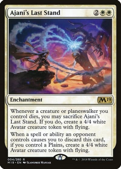 Ajanis Last Stand Core Set 2019 Magic card