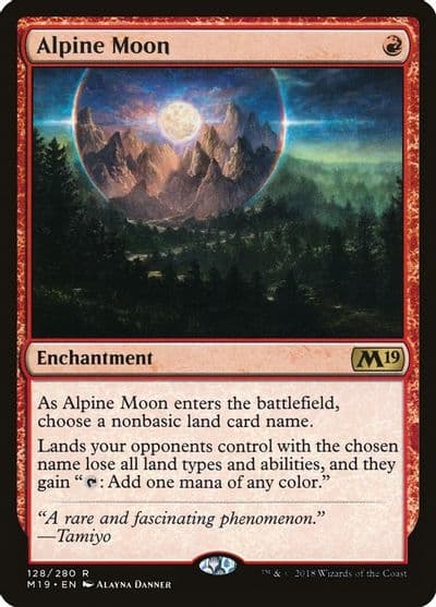Alpine Moon Core Set 2019 Magic card