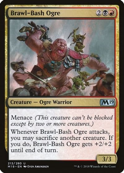 Brawl Bash Ogre Core Set 2019 Magic card