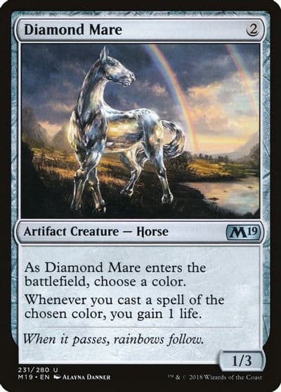 Diamond Mare Core Set 2019 Magic card
