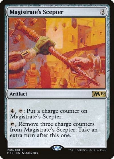 Magistrates Scepter Core Set 2019 Magic card