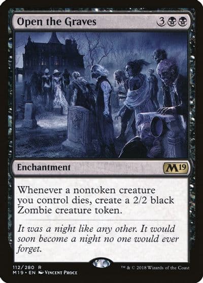 Open the Graves Core Set 2019 Magic card