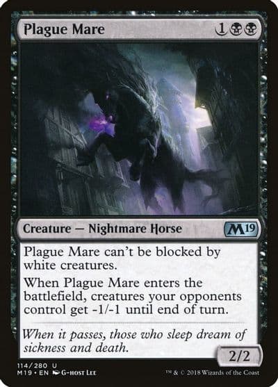 Plague Mare Core Set 2019 Magic card