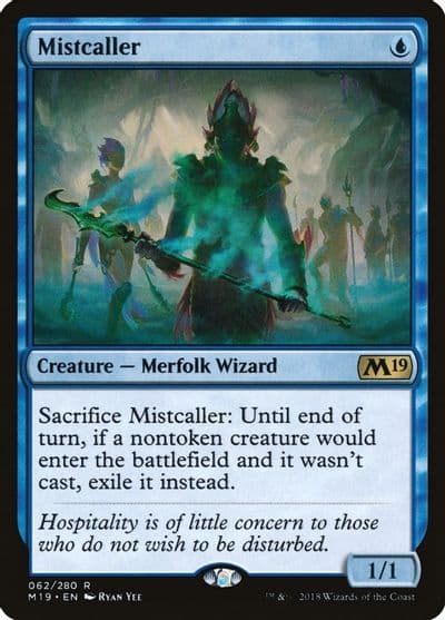 Mistcaller Core Set 2019 Magic card