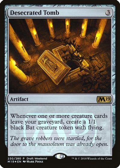 Desecrated Tomb Draft Weekend Launch Party & Release Event Promos Magic card