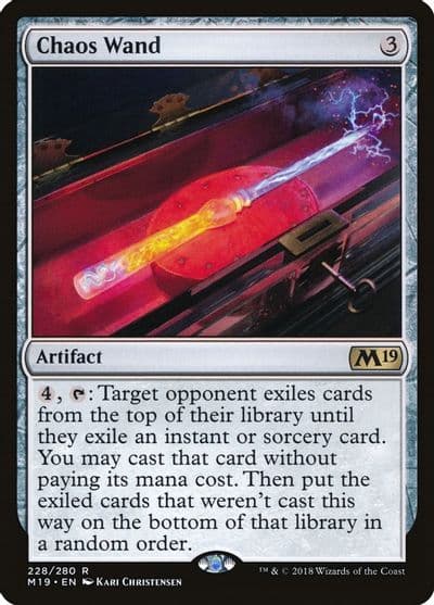 Chaos Wand Core Set 2019 Magic card