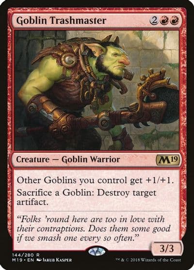Goblin Trashmaster Core Set 2019 Magic card