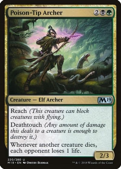 Poison Tip Archer Core Set 2019 Magic card