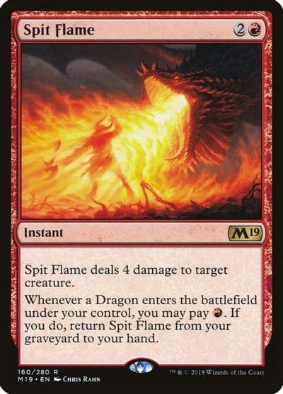 Spit Flame Core Set 2019 Magic card