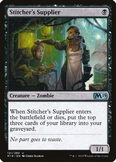 Stitchers Supplier Core Set 2019 Magic card