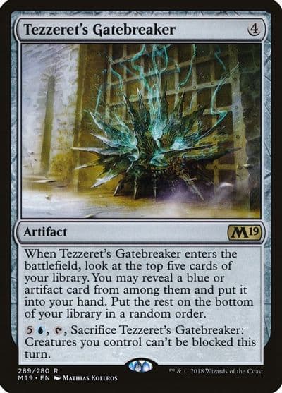 Tezzerets Gatebreaker Core Set 2019 Magic card