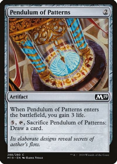Pendulum of Patterns Core Set 2019 Magic card