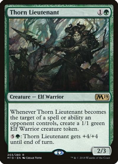 Thorn Lieutenant Core Set 2019 Magic card