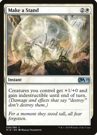 Make a Stand Core Set 2019 Magic card