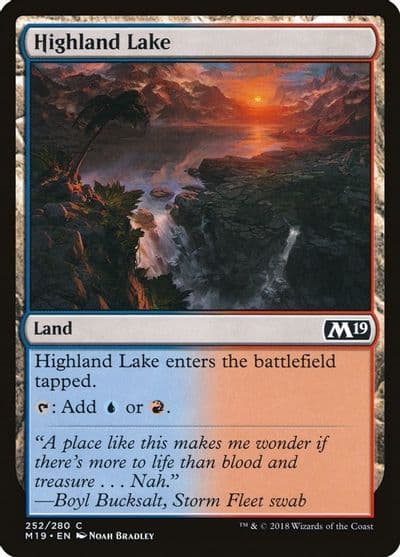 Highland Lake Core Set 2019 Magic card