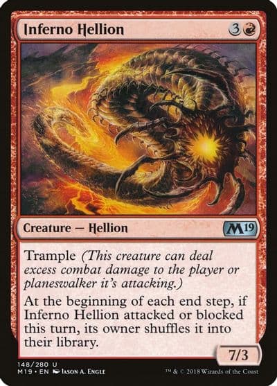 Inferno Hellion Core Set 2019 Magic card