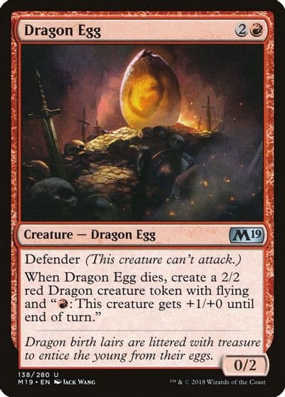Dragon Egg Core Set 2019 Magic card