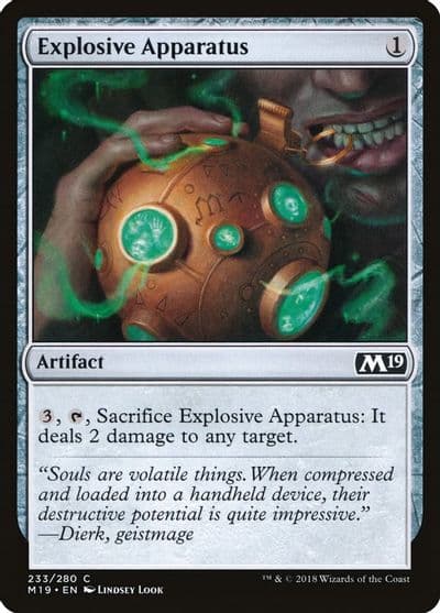 Explosive Apparatus Core Set 2019 Magic card