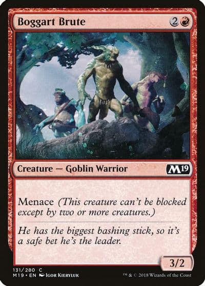 Boggart Brute Core Set 2019 Magic card