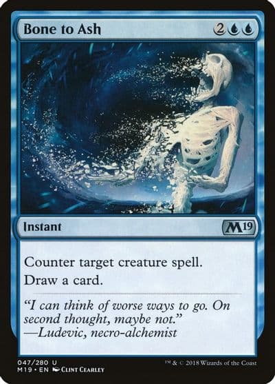 Bone to Ash Core Set 2019 Magic card