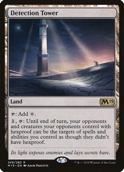 Detection Tower Core Set 2019 Magic card