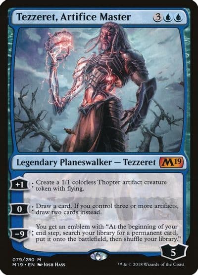 Tezzeret Artifice Master Core Set 2019 Magic card