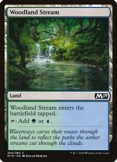 Woodland Stream Core Set 2019 Magic card