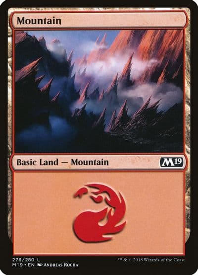 Mountain 276 Core Set 2019 Magic card