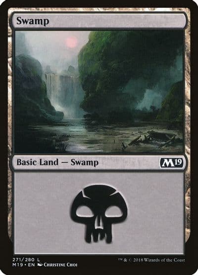 Swamp 271 Core Set 2019 Magic card