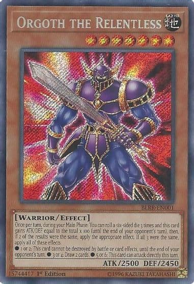 Orgoth the Relentless Battles of Legend: Relentless Revenge Yu-Gi-Oh! card