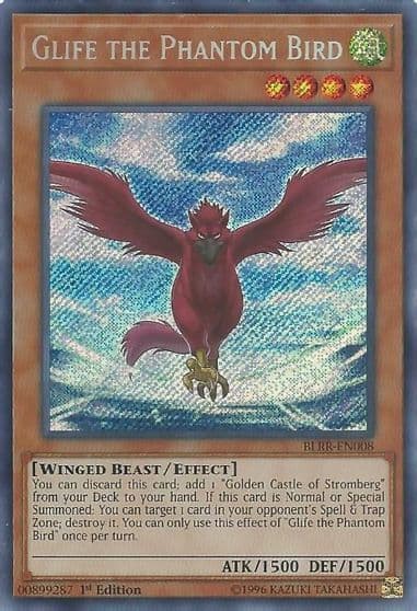 Glife the Phantom Bird Battles of Legend: Relentless Revenge Yu-Gi-Oh! card