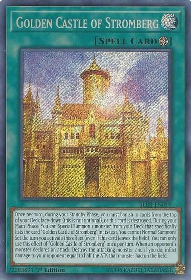 Golden Castle of Stromberg Battles of Legend: Relentless Revenge Yu-Gi-Oh! card
