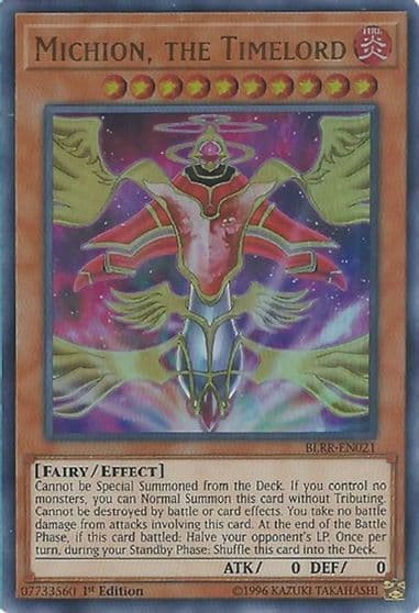 Michion the Timelord Battles of Legend: Relentless Revenge Yu-Gi-Oh! card