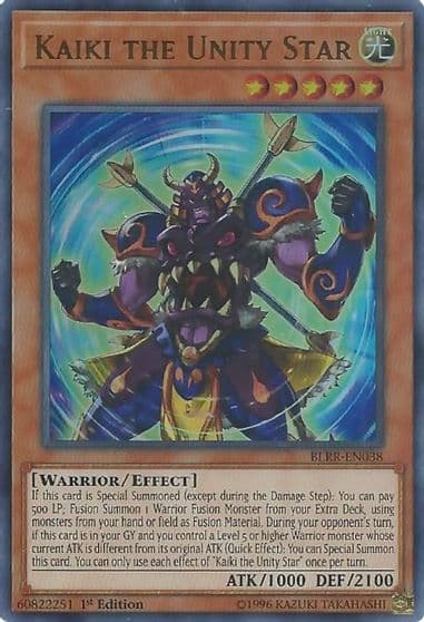 Kaiki the Unity Star Battles of Legend: Relentless Revenge Yu-Gi-Oh! card