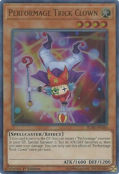 Performage Trick Clown Battles of Legend: Relentless Revenge Yu-Gi-Oh! card